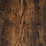 vidaXL Buffet chêne fumé 134x35x76 cm bois d'ingénierie