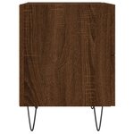 vidaXL Table de chevet chêne marron 40x35x47 5 cm bois d’ingénierie
