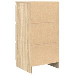 vidaXL Buffet chêne sonoma 37 5x35x76 cm bois d'ingénierie