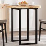 vidaXL Dessus de table rond Ø70x4 cm bois massif d'acacia