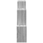 vidaXL Armoire murale 78x18x71 cm sonoma gris bois d'ingénierie