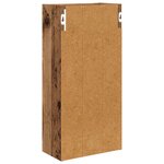 vidaXL Armoire murale de salle de bain Bois ancien 30 x 16 x 62 5 cm