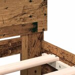 vidaXL Cadre de lit Bois Ancien 203 x 185 x 70 cm Bois d'ingénierie