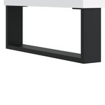 vidaXL Table basse Blanc 90x49x45 cm Bois d'ingénierie