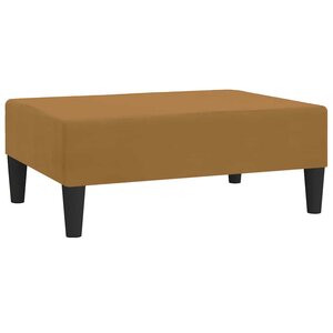 vidaXL Repose-pied Marron 78x56x32 cm Velours