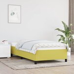 vidaXL Cadre de lit Vert 80 x 200 cm Tissu