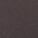 vidaXL Cadre de lit sans matelas marron foncé 140x190 cm tissu