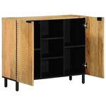 vidaXL Buffet marron 90x33x75 cm bois massif de manguier