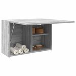vidaXL Armoire murale de bain sonoma gris 60x25x40cm bois d'ingénierie