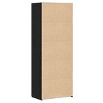 vidaXL Haut de buffet Chêne Noir 70x42 5x185 cm Bois d'ingénierie