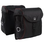 Willex Sacoches de vélo 38 L Noir et rouge 16105