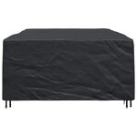 vidaXL Housse pour mobilier d'extérieur Noir 300 x 200 x 90 cm 420D