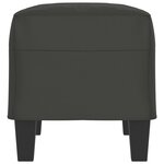 vidaXL Banc Gris foncé 70x35x41 cm Tissu microfibre