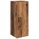 vidaXL Meuble mural Bois Ancien 34 5 x 34 x 90 cm Bois d'ingénierie