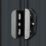 vidaXL Abri de jardin 257x298x178 cm Métal Anthracite