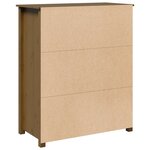 vidaXL Buffet Marron miel 83x41 5x100 cm Bois massif de pin