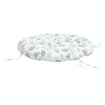 vidaXL Coussin rond à motif de feuilles Ø 100 x11 cm tissu oxford