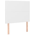 vidaXL Cadre de lit sans matelas blanc 90x200 cm similicuir