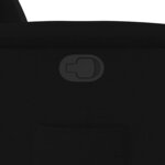 vidaXL Fauteuil inclinable Noir Tissu