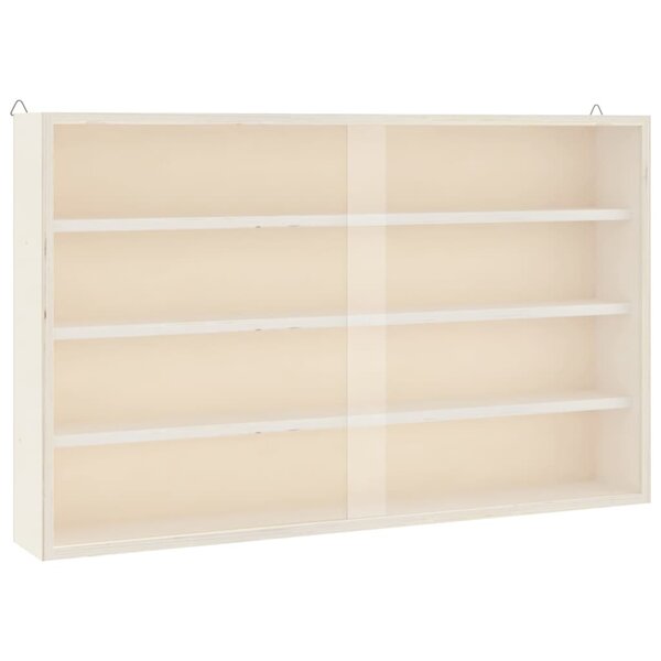 vidaXL Vitrine de collection en bois avec portes 60x8 5x37 cm