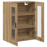 vidaXL Armoire murale chêne artisanal 69 5x34x90 cm