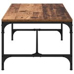 vidaXL Table basse Bois Ancien 100 x 50 x 35 cm Bois d'ingénierie