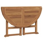 vidaXL Ensemble à dîner d'extérieur pliable 5 Pièces Bois solide de teck