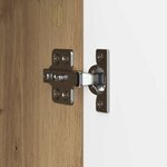 vidaXL Meuble TV Chêne artisanal 102 x 34 5 x 52 cm Bois d'ingénierie