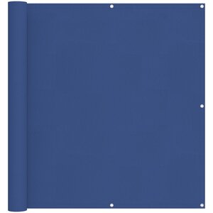 vidaXL Écran de balcon 110 x 1000 cm Tissu Oxford Rectangulaire Bleu