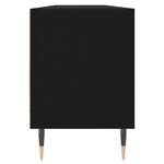 vidaXL Meuble TV noir 150x30x44 5 cm bois d'ingénierie