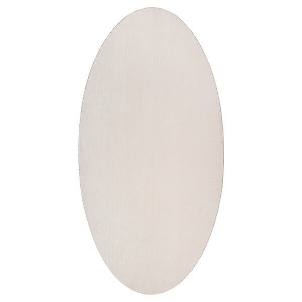 vidaXL Tapis "HUARTE" Sable 80x150 cm Ovale