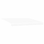 vidaXL Auvent Rétractable Blanc 400 × 350 cm Polyester et métal