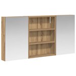vidaXL Ensemble de Meubles de Salle de Bain 3 Pièces 100 x 10 5 x 50 cm