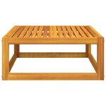 vidaXL Salon de jardin 3 Pièces avec coussins bois massif d'acacia