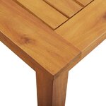 vidaXL Ensemble à manger d'extérieur 3 Pièces et coussins Acacia solide