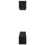 vidaXL Ensemble meuble TV 5 Pièces Chêne noir 100 x 30 x 30 cm