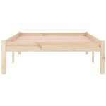 vidaXL Cadre de lit sans matelas 100x190 cm bois de pin massif