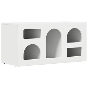 vidaXL Meuble TV Blanc 80 x 35 x 40 cm Bois d'ingénierie