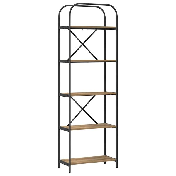 vidaXL Étagère chêne artisanal 60 x 30 x 183 cm Bois d'ingénierie