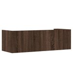 vidaXL Étagère murale chêne marron 100x35x30 5 cm bois d'ingénierie