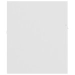 vidaXL Armoire d'évier Blanc 100x38 5x46 cm Bois d’ingénierie