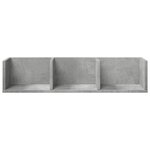 vidaXL Armoires murales 2Pièces gris béton 75x18x16 5cm bois d'ingénierie