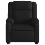 vidaXL Fauteuil de massage inclinable noir similicuir