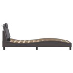 vidaXL Cadre de lit Viana sans matelas gris 80x200 cm similicuir