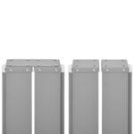 vidaXL Auvent latéral rétractable de patio 140x1200 cm Rouge