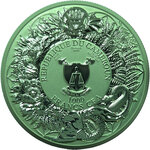 Monnaie ALKONOST SPACE GREEN Slavic Bestiary 2 Oz Argent 1000 Francs Cameroon 2026 (PRÉCOMMANDE)