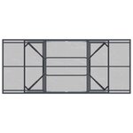 vidaXL Ensemble de salle à manger pour jardin 9 Pièces Anthracite