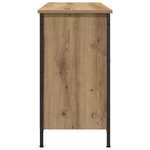 vidaXL Meuble TV chêne artisanal 101 x 35 x 65 cm Bois d'ingénierie