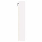 vidaXL Armoire à vitrine blanc 80x8 5x58 cm bois d'ingénierie