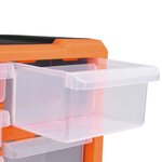 vidaXL Organisateur multi-tiroirs avec 39 tiroirs 38x16x47 cm